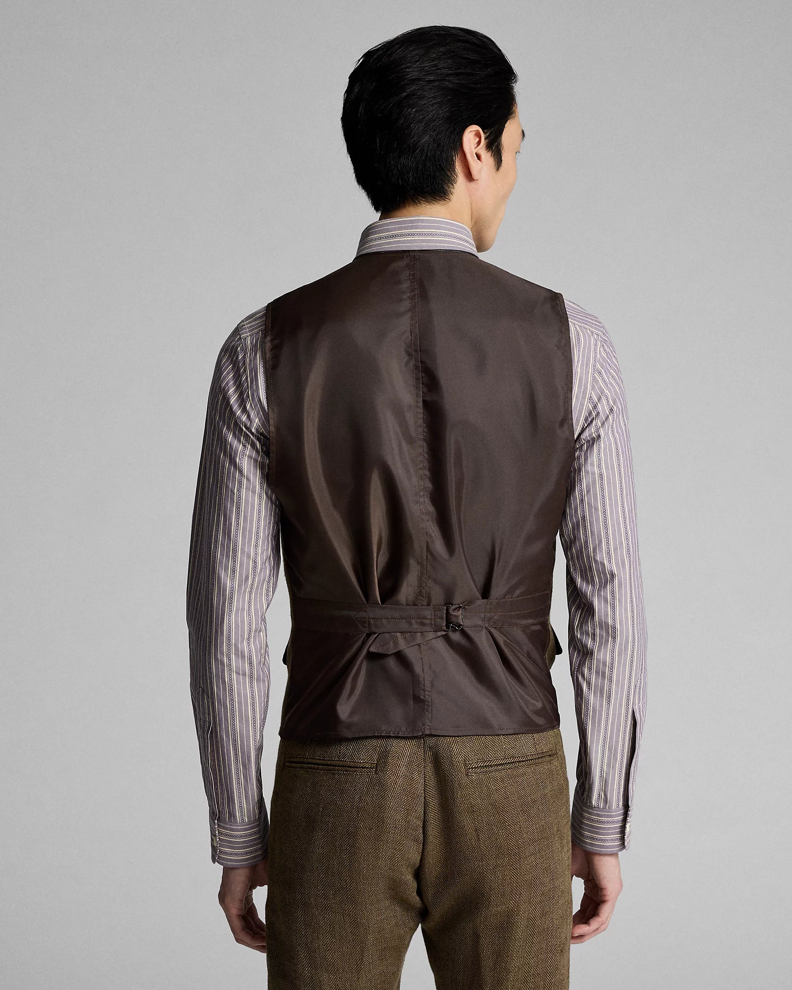 RRL Linen Herringbone Vest