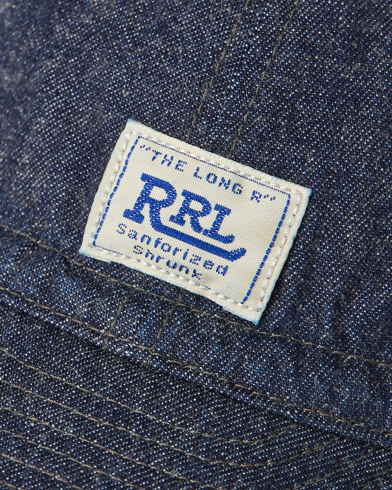 RRL Indigo Denim Cap