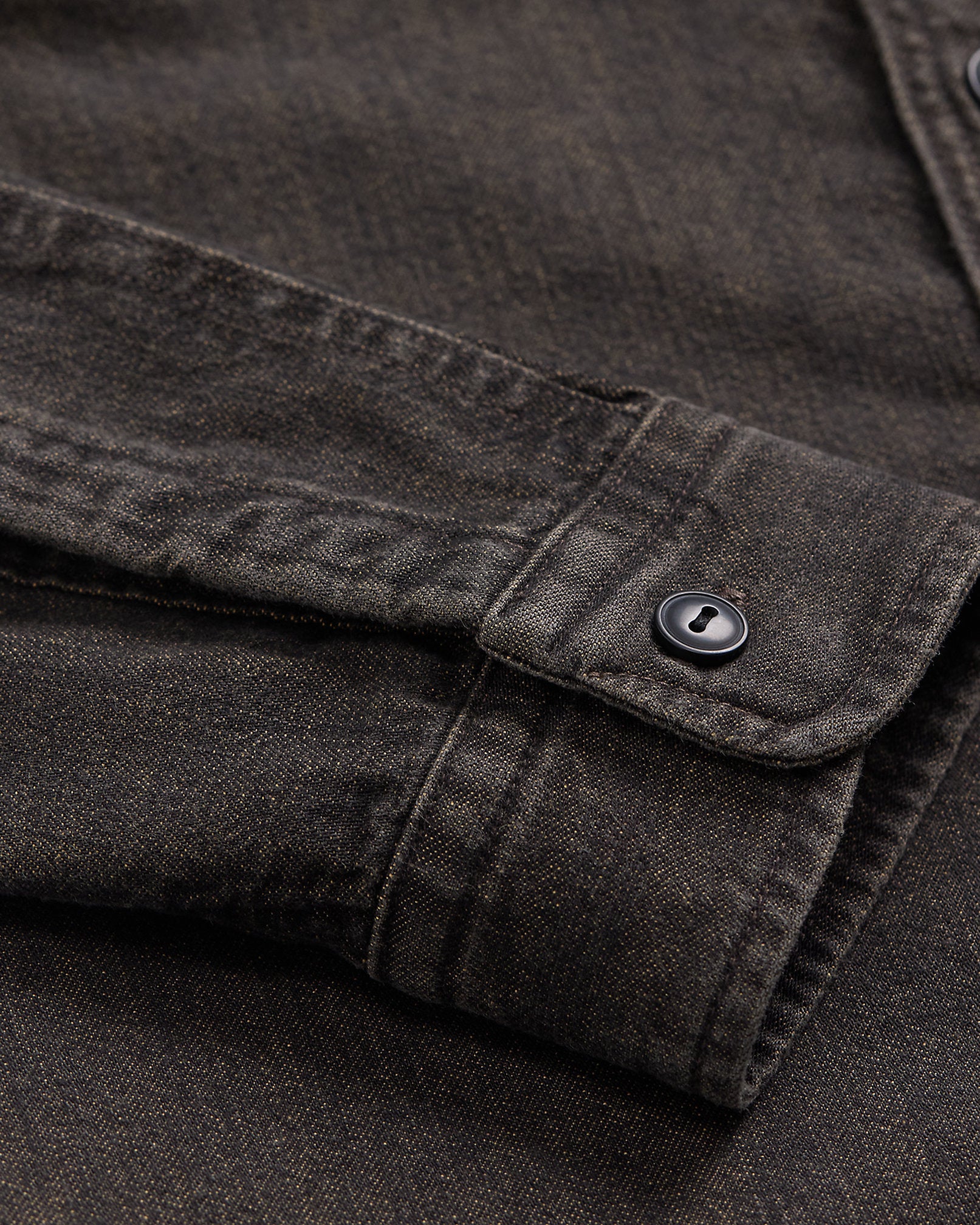 RRL Embroidered Denim Workshirt