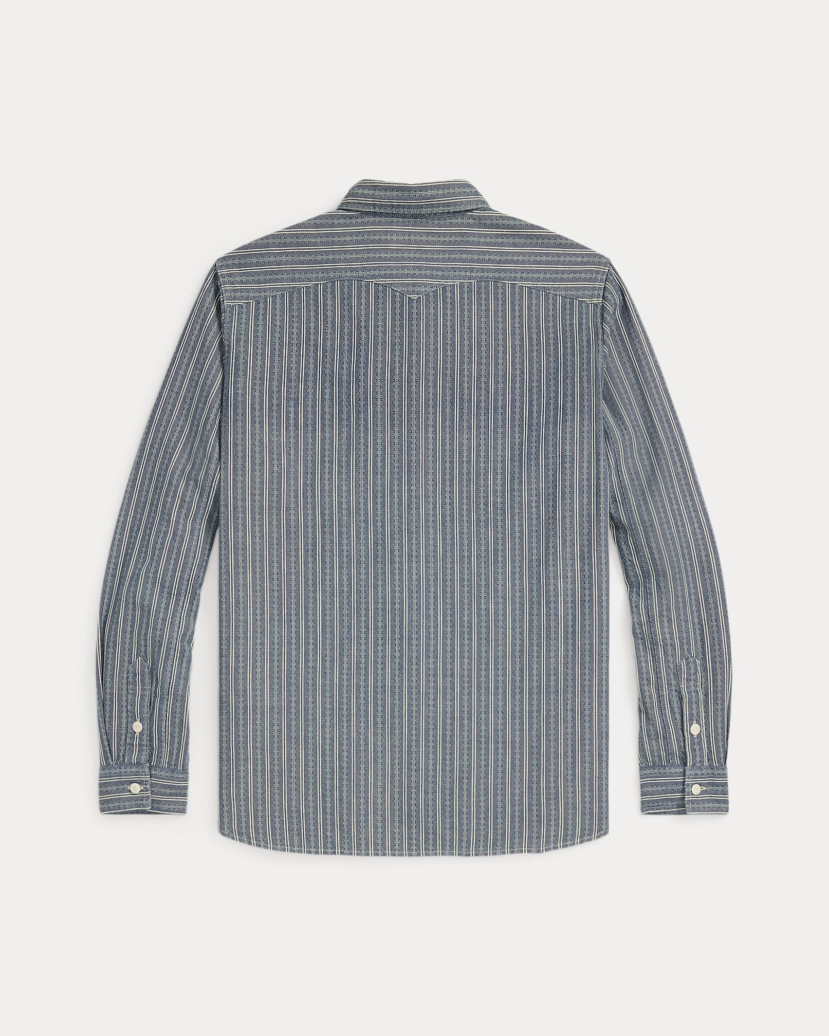 RRL Striped Dobby-Chambray Workshirt