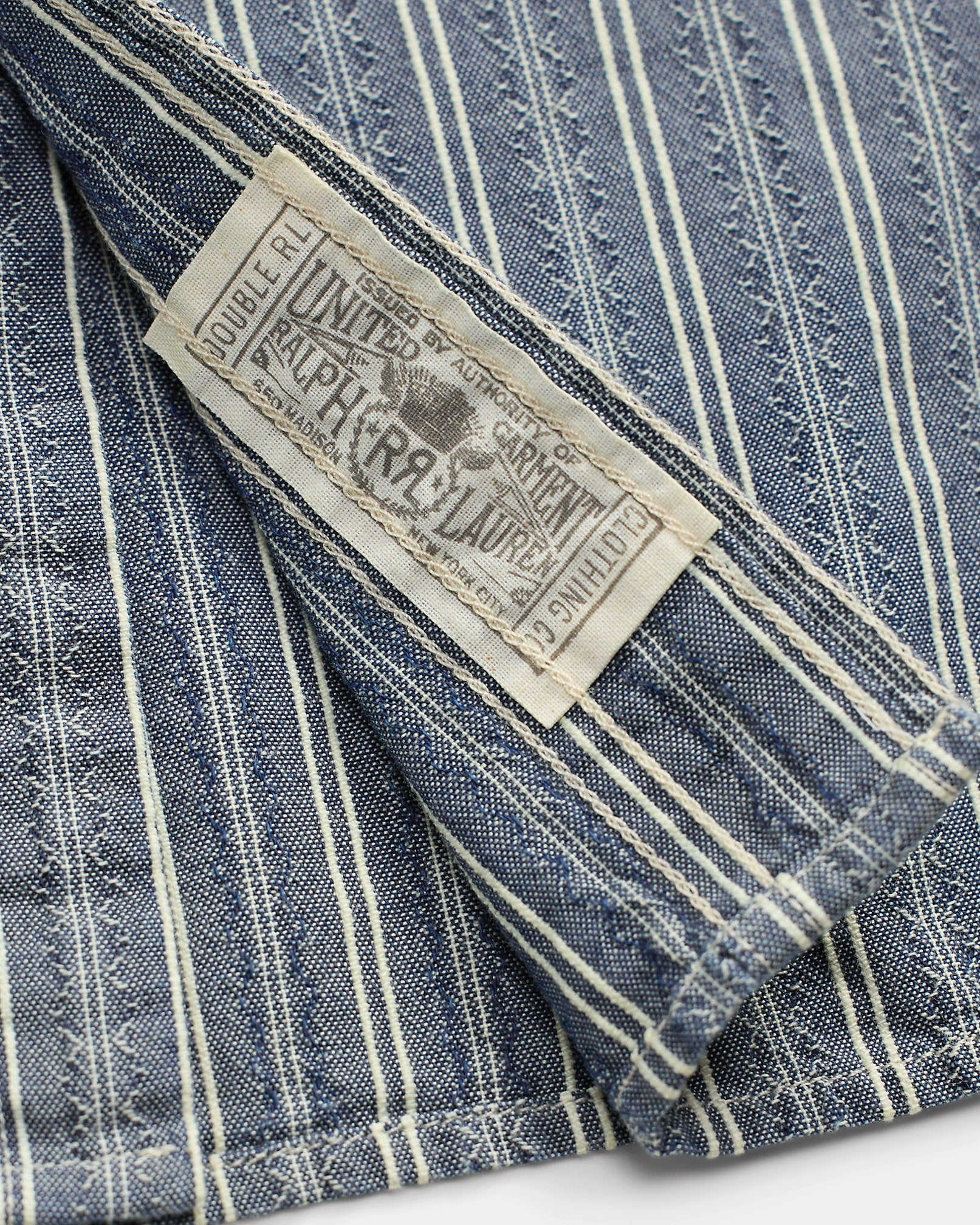 RRL Striped Dobby-Chambray Workshirt