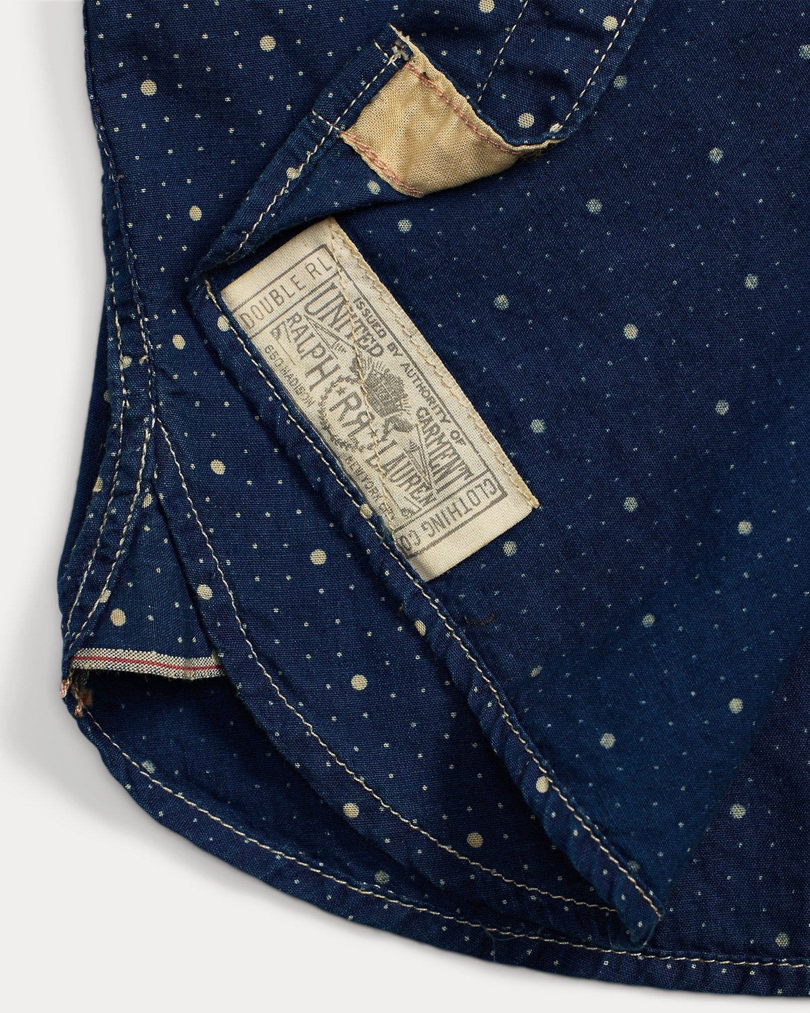 RRL Dot-Print Indigo Workshirt