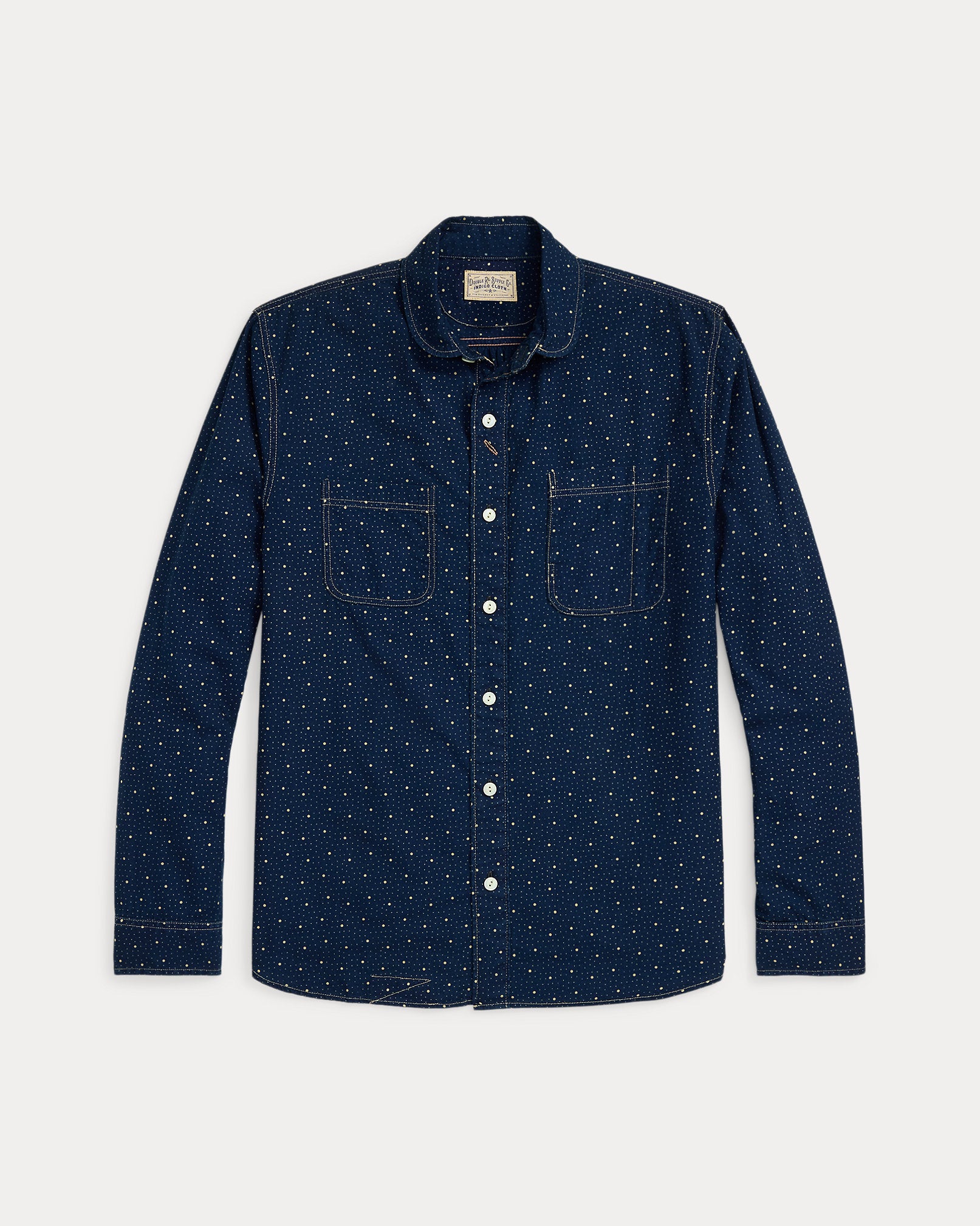 RRL Dot-Print Indigo Workshirt