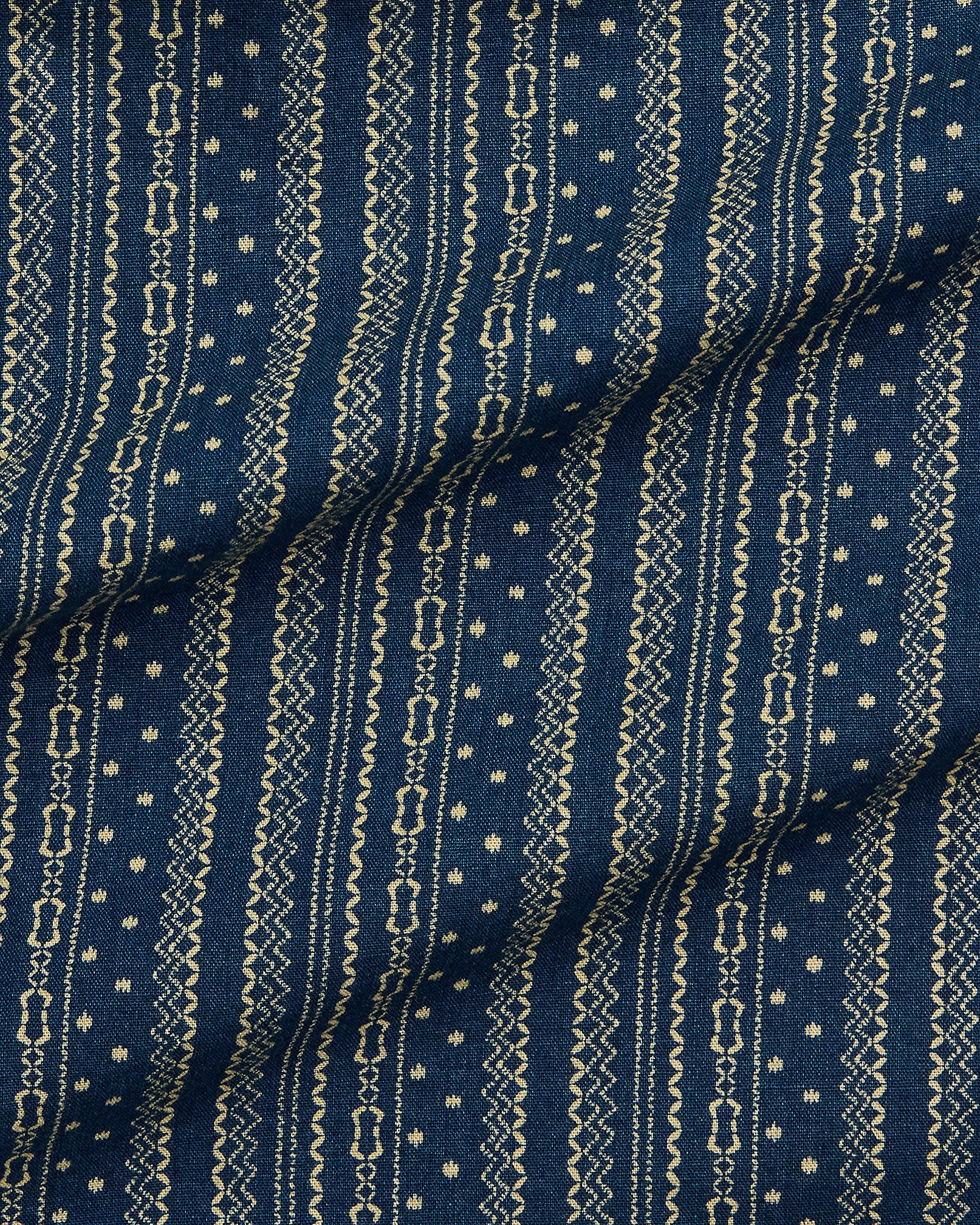 RRL Indigo Print Workshirt