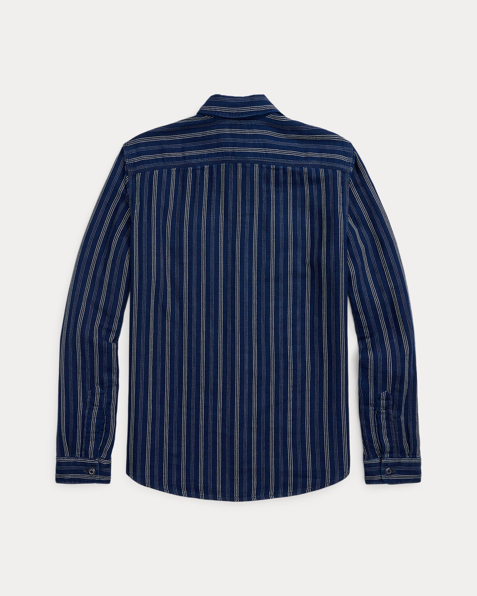 RRL Indigo Striped Double-Faced Workshirt