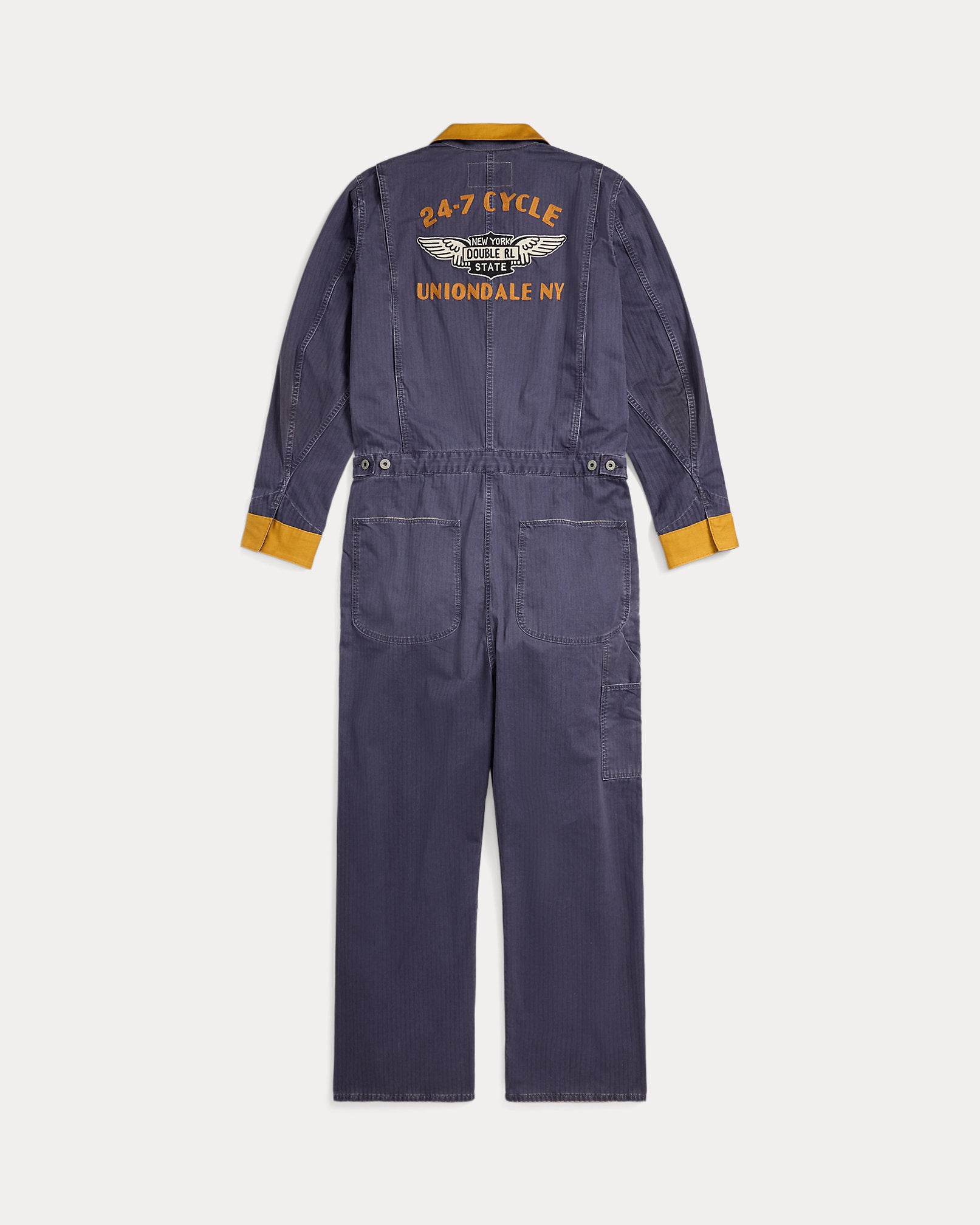 RRL Embroidered Herringbone Twill Coverall