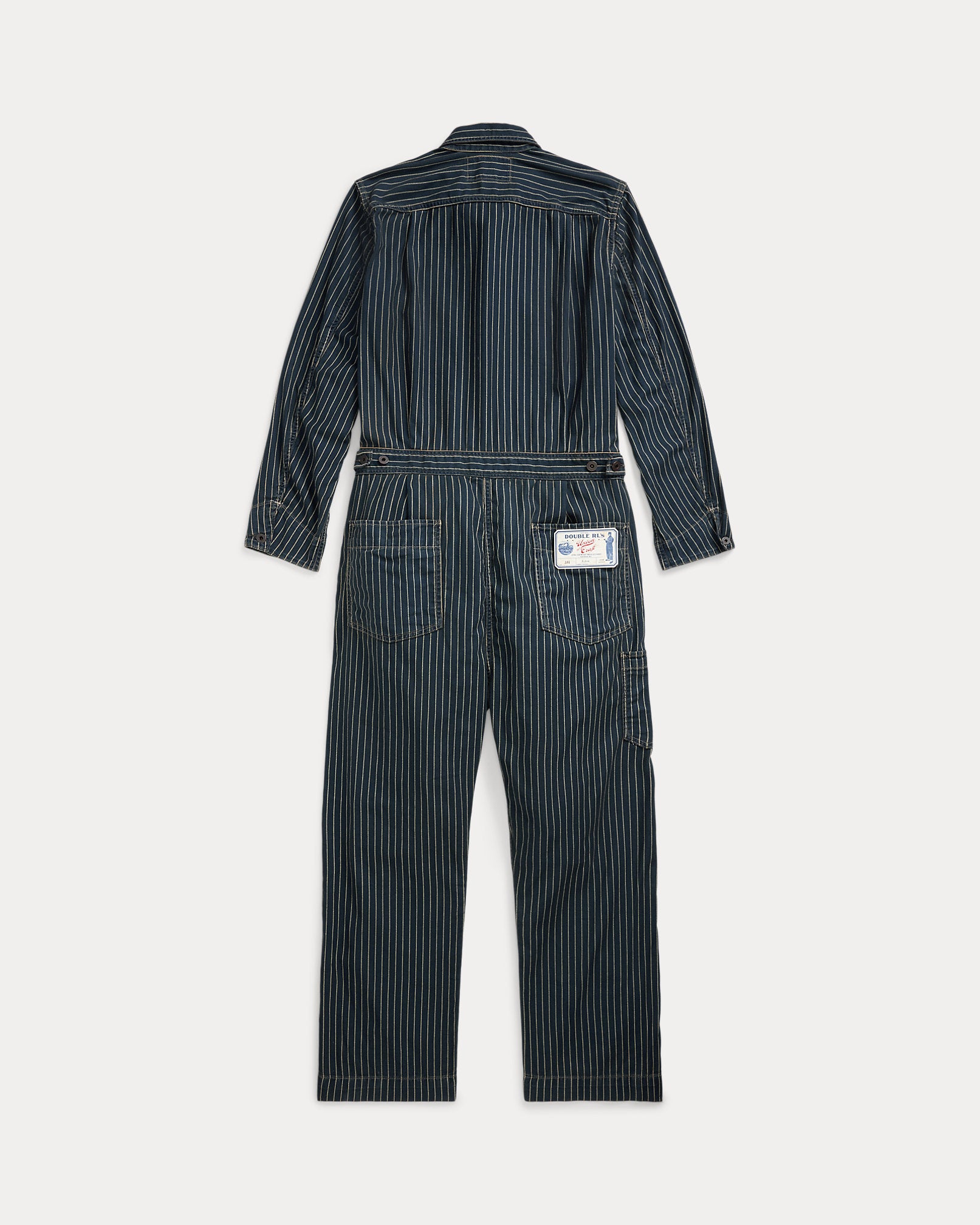 RRL Indigo Dot-Stripe Twill Coverall