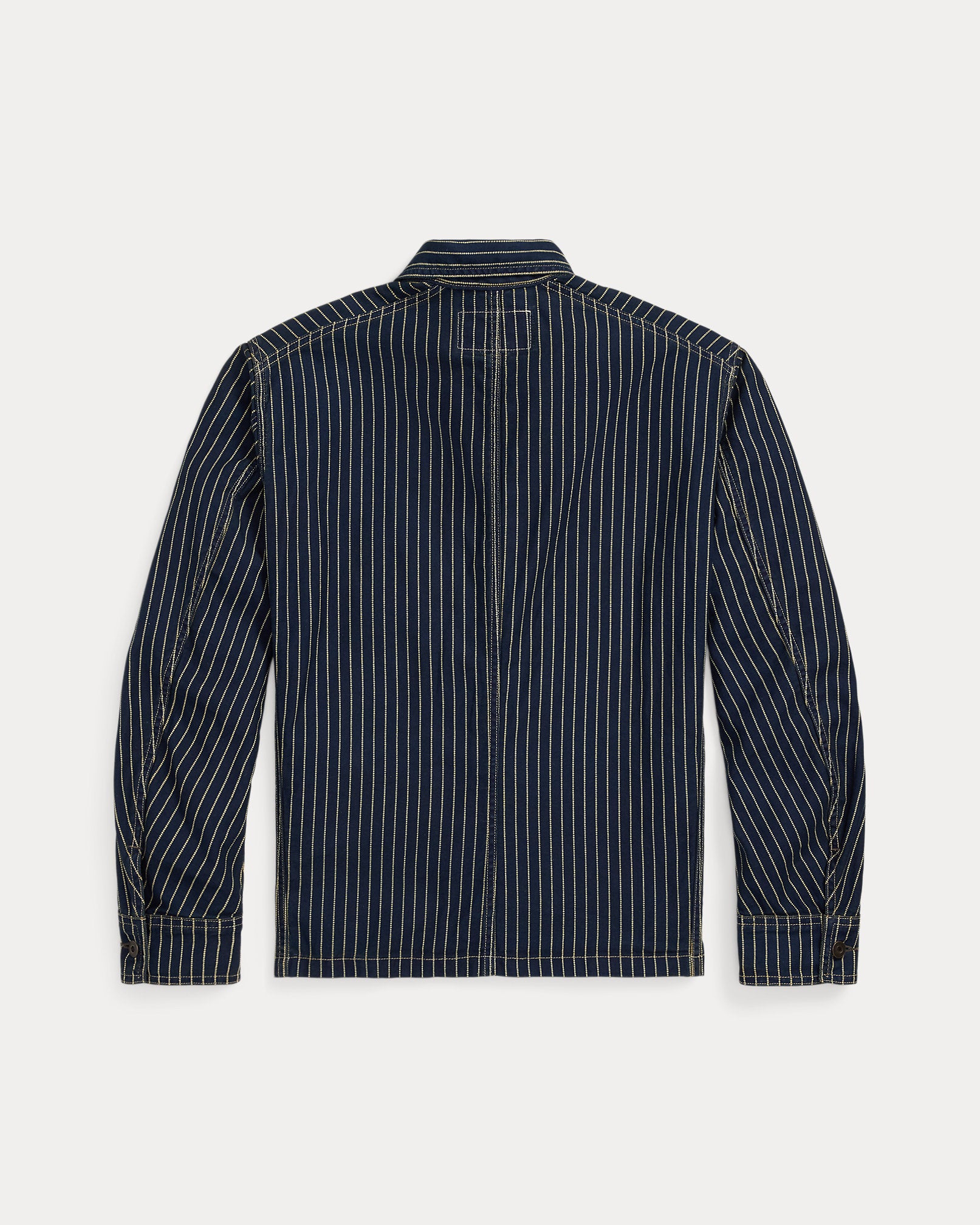 RRL Indigo Dot-Stripe Twill Engineer Coat