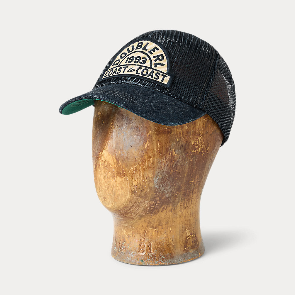 RRL Denim-Bill Mesh Trucker Cap