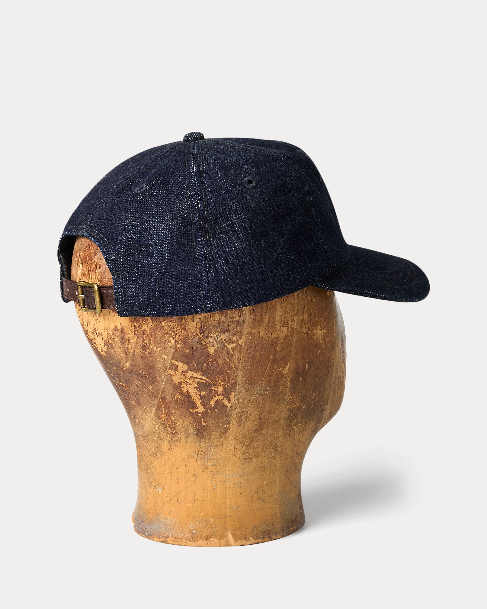 RRL Ranch Logo Denim Ball Cap