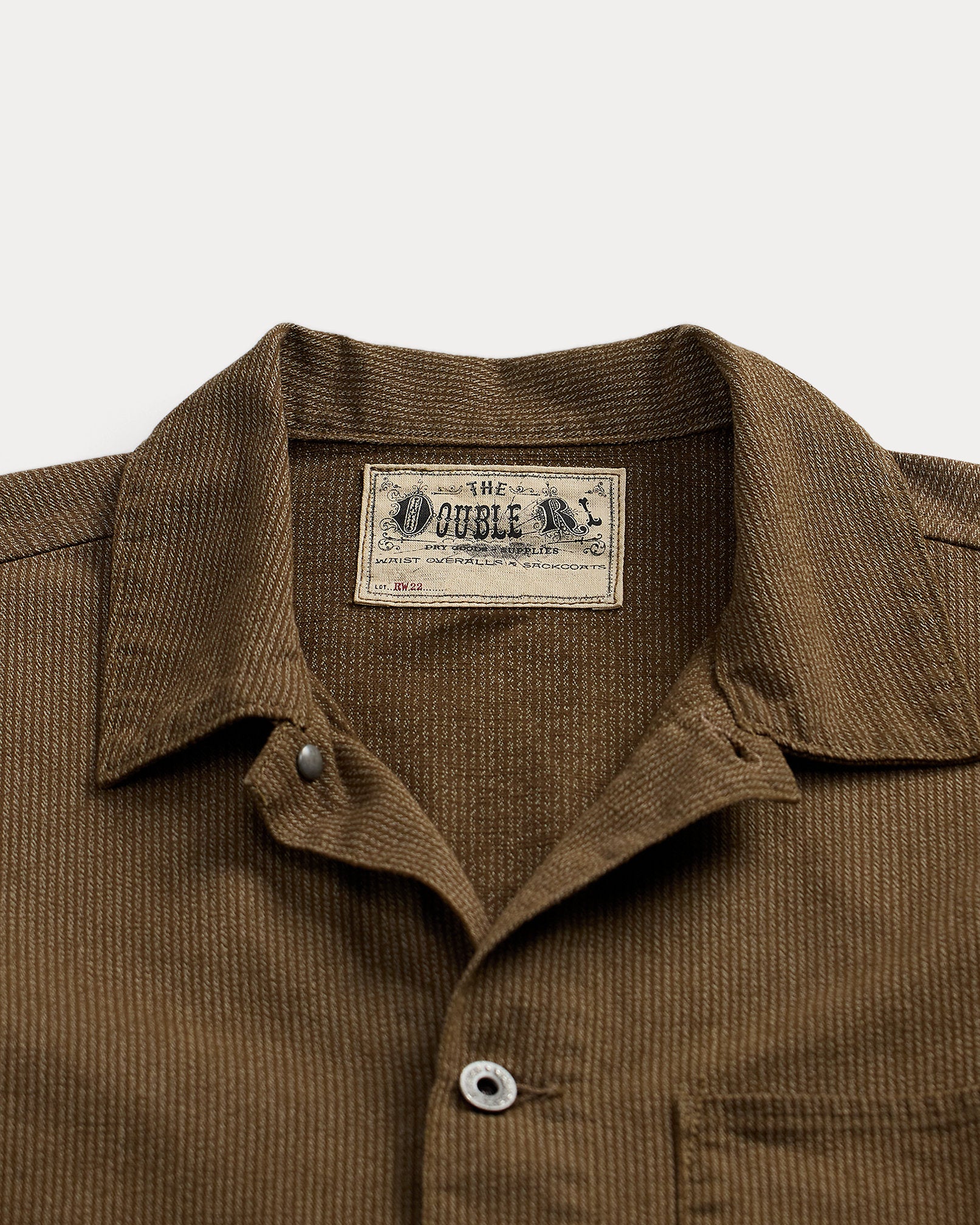 RRL Striped Twill Utility Jacket