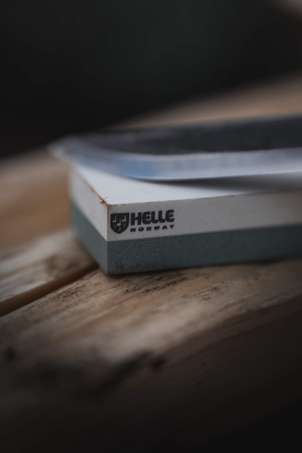 Helle Sharpening stone S with leather holster