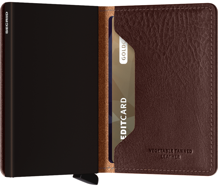 Slimwallet - Vegetable Tanned Espresso Brown