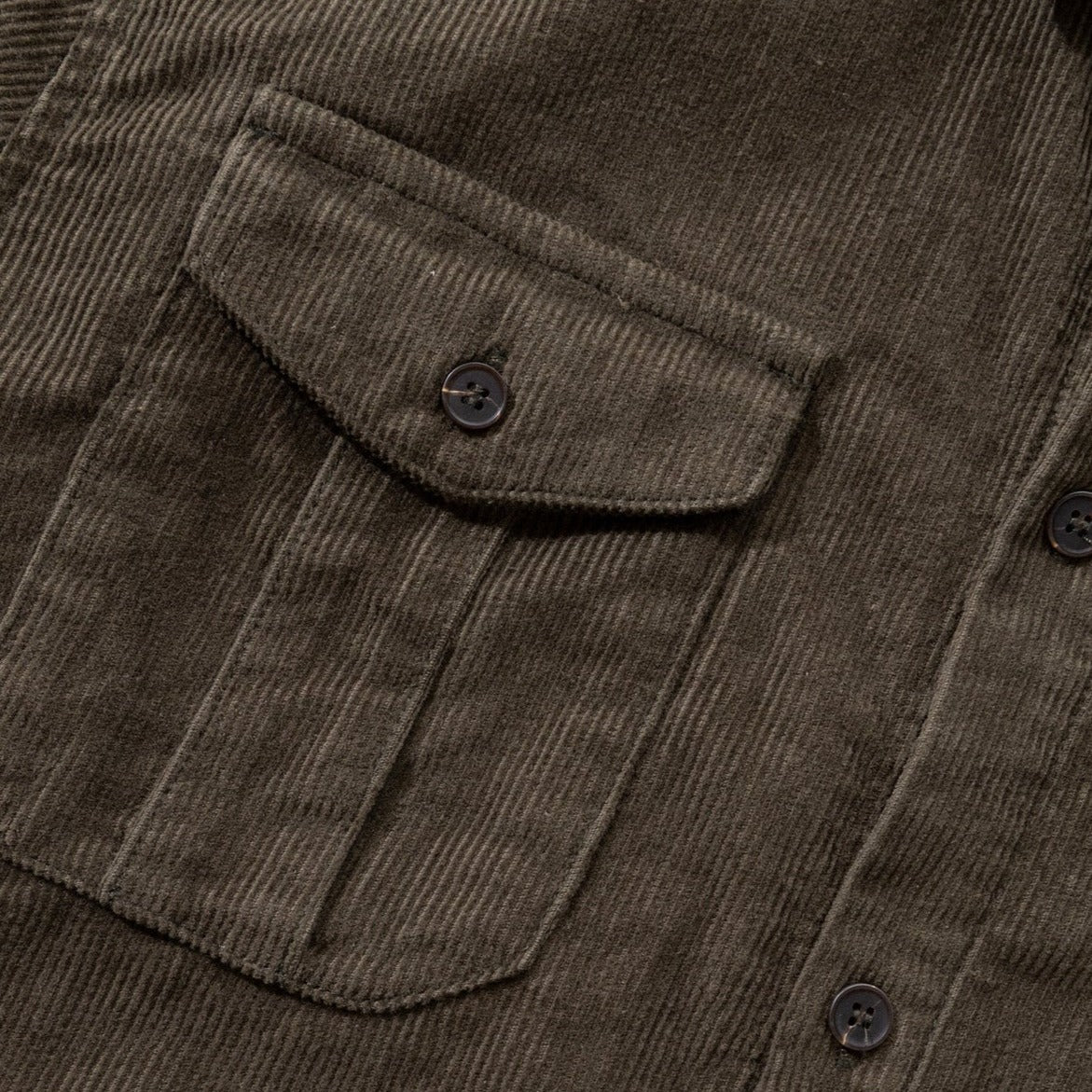 Corduroy Ls Shirt - Olive