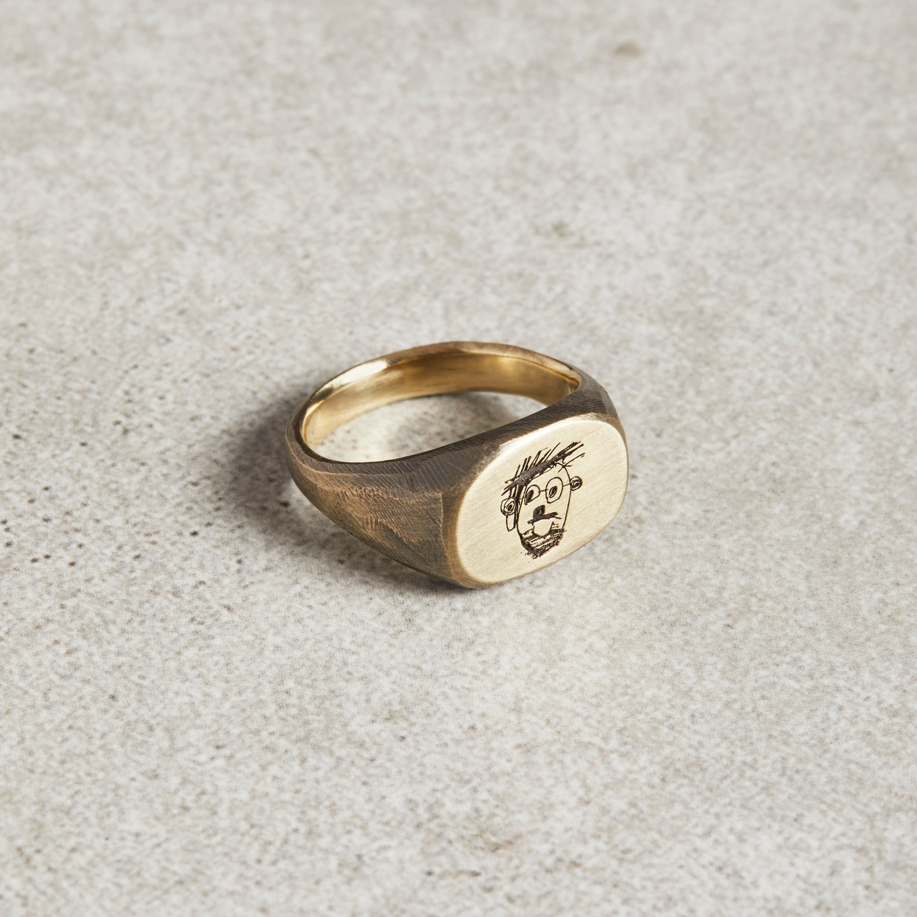 STUDEBAKER METALS SIGNET RING ゴールド - アクセサリー