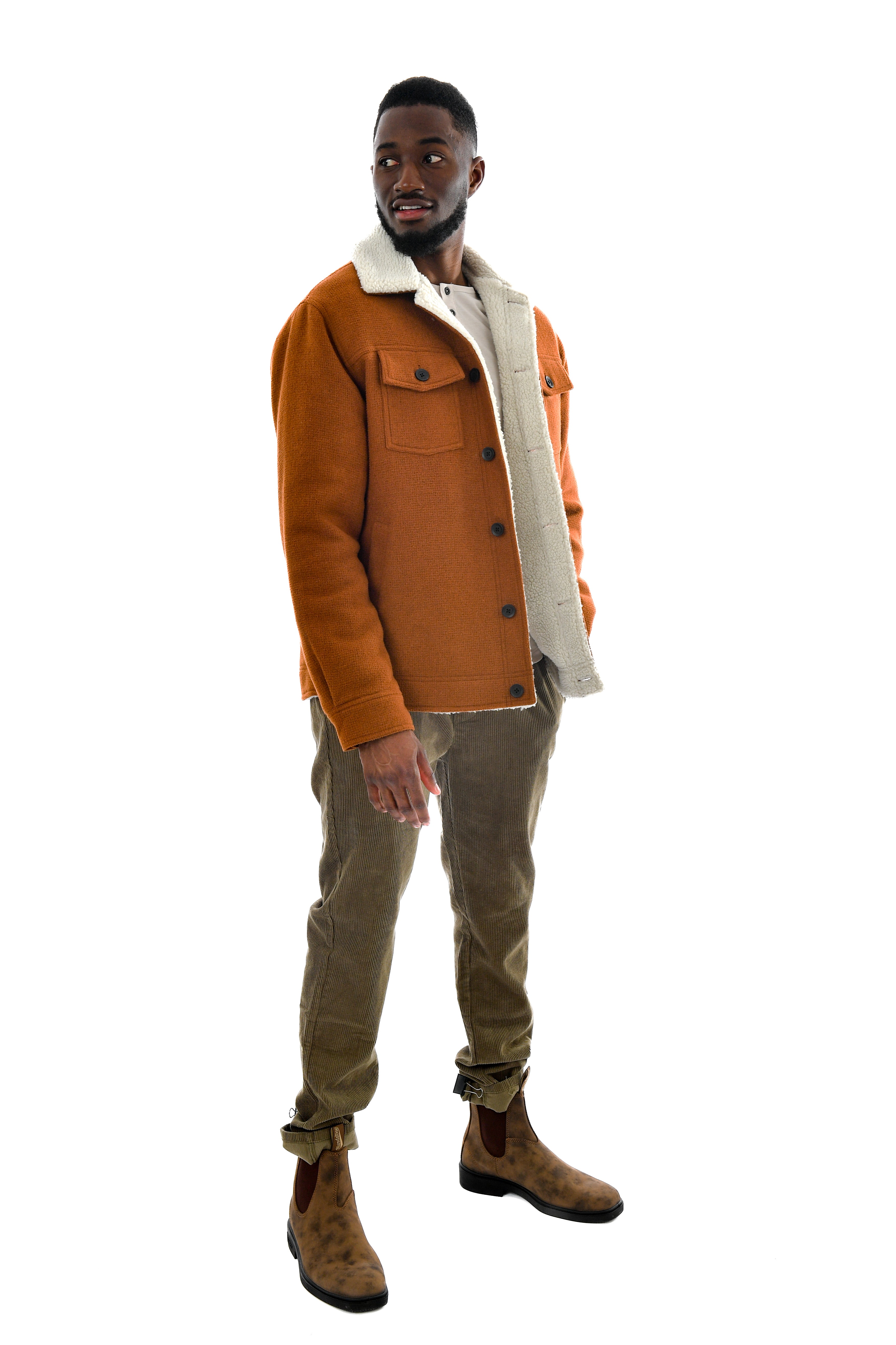 Sherpa camel jacket sale