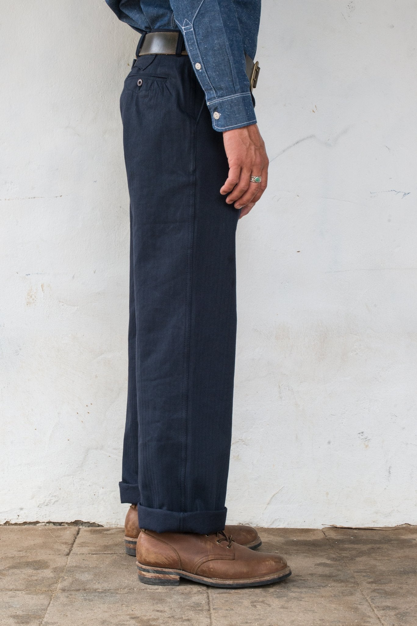 WESTERN PANT - NAVY