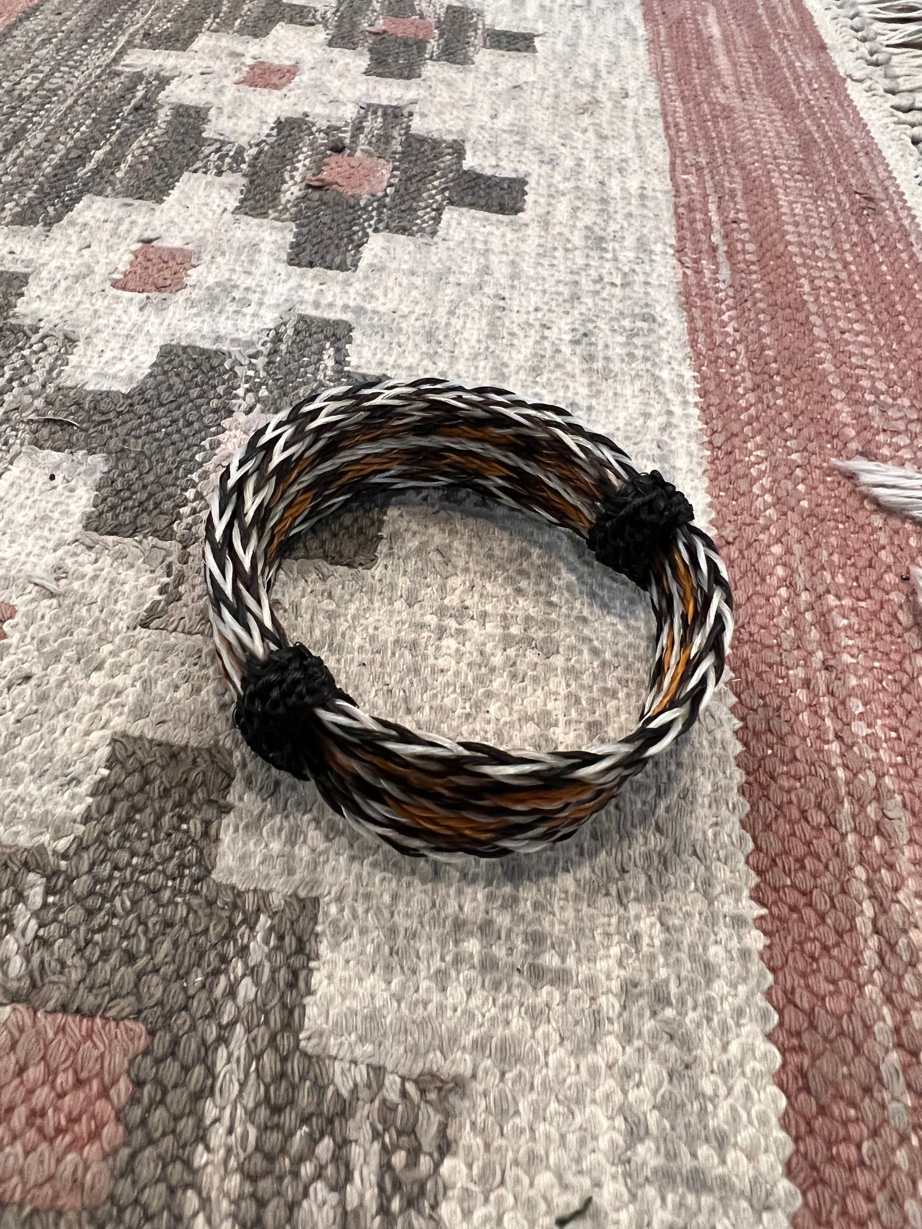 Hand-woven Horse Hair Bracelet - Wide