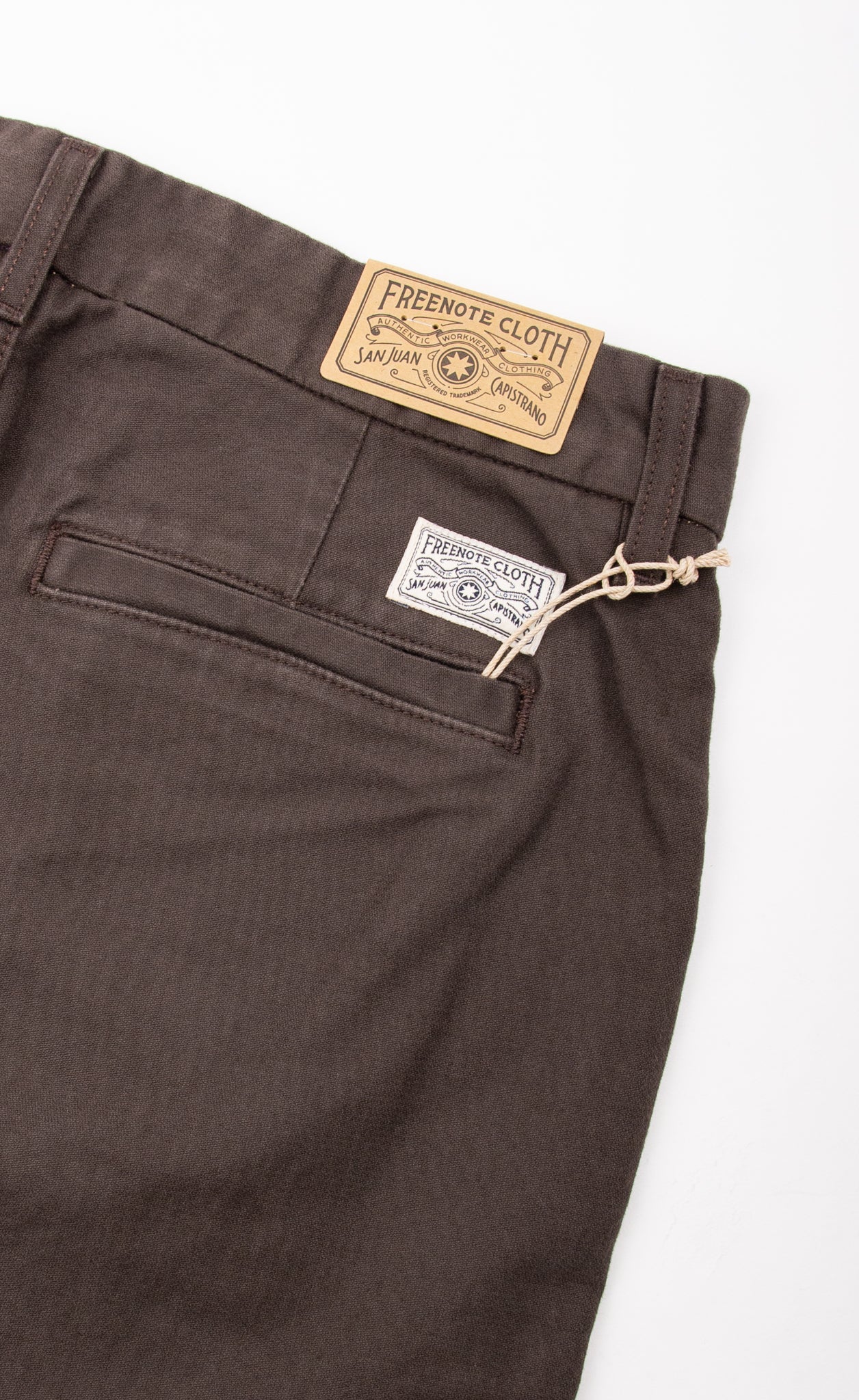 WORKERS CHINO SLIM STRAIGHT-BARK