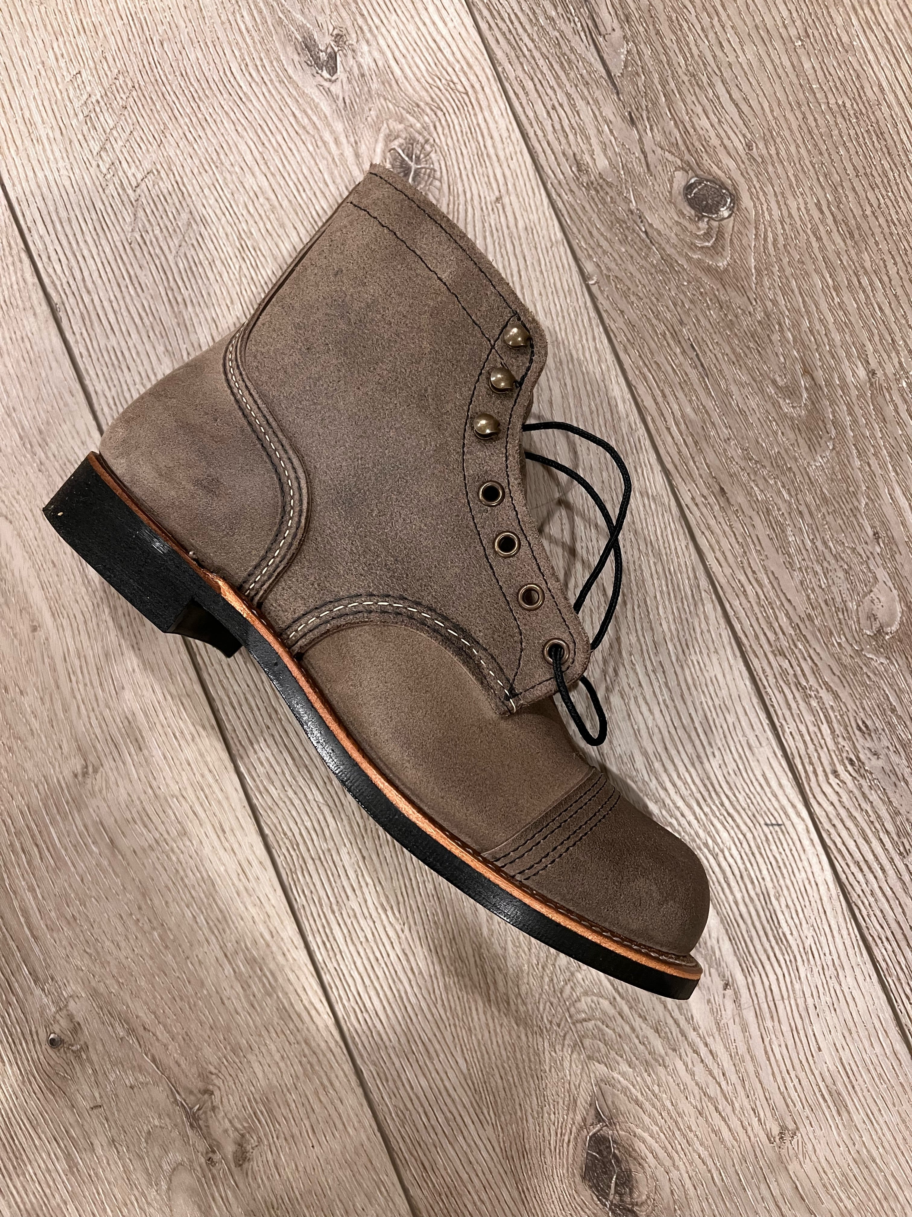 Red wing iron hot sale ranger grey