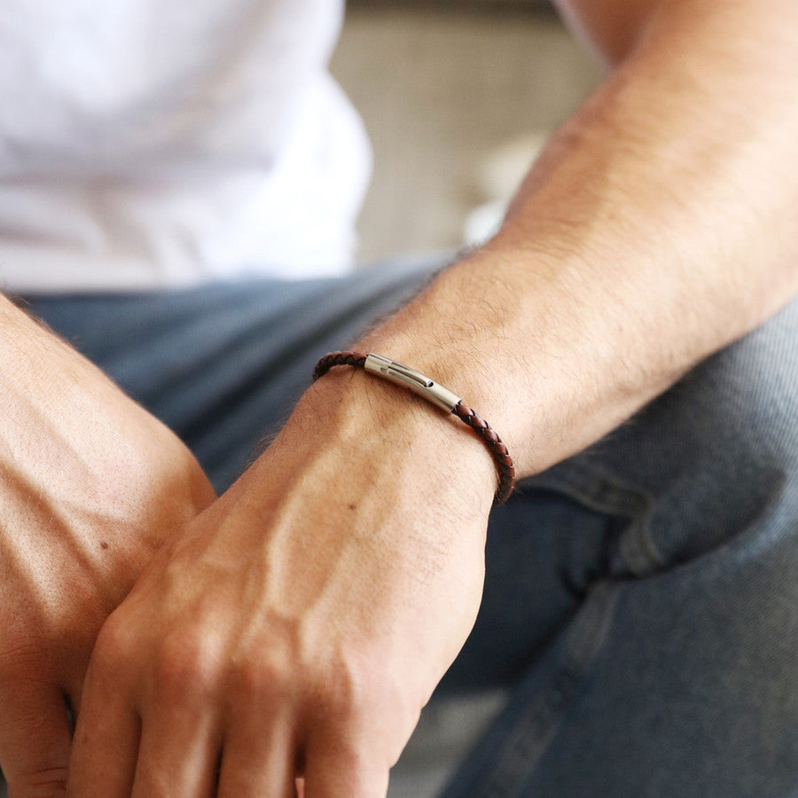 Thin clearance leather bracelet